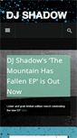 Mobile Screenshot of djshadow.com